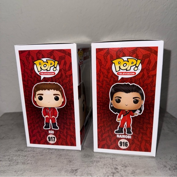Both Funko 916 & 917 Casa de Papel Rio & Nairobi - Picture 2 of 6